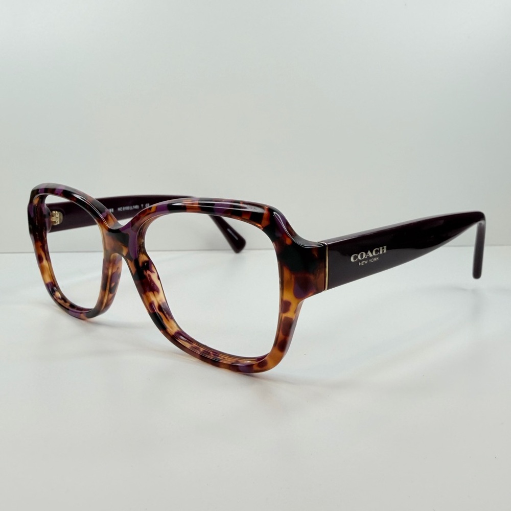 COACH SUNGLASSES HC8160 (L145) 533990‎ (PURPLE CONFETTI/PURPLE) FRAMES ONLY